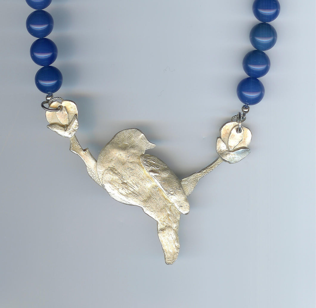 Blue Bird necklace
