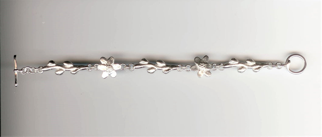 Pussy Willow and Clematis bracelet